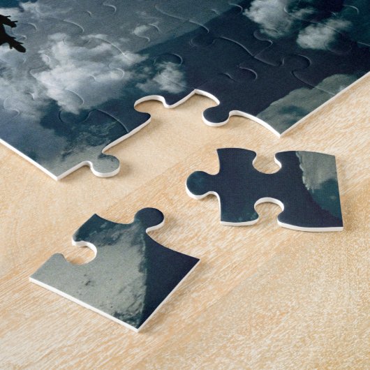 戦闘機 ジグソーパズル (側面)