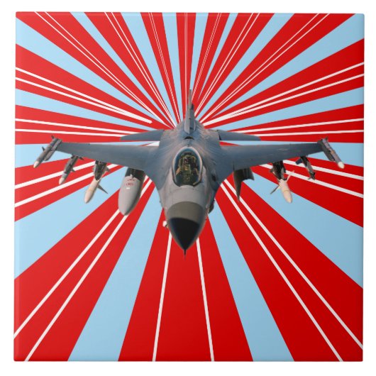 戦闘機 タイル (正面)