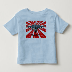 戦闘機 トドラーTシャツ