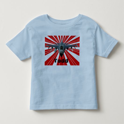 戦闘機 トドラーTシャツ (正面)