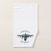 戦闘機 バスタオルセット (ハンドタオル)