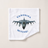 戦闘機 バスタオルセット (ウォッシュタオル)