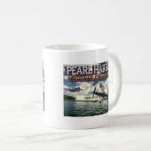 戦闘機 – パールハーバー国民記念碑 コーヒーマグカップ (正面右)