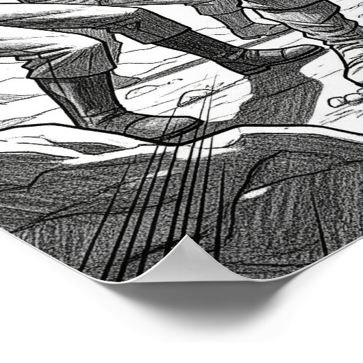 戦闘機 ポスター (角)