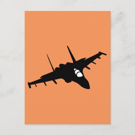 戦闘機 ポストカード (正面)