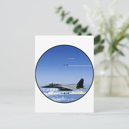 戦闘機 ポストカード (スタンド正面)