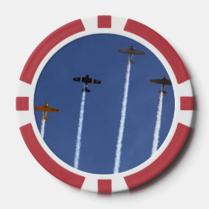 戦闘機 ポーカーチップ