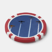 戦闘機 ポーカーチップ (シングル)