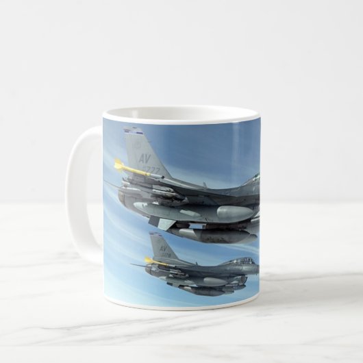 戦闘機 マグカップ (正面左)