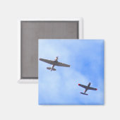 戦闘機 マグネット (正面/裏面)