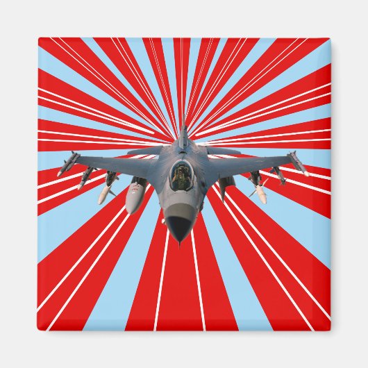 戦闘機 マグネット (正面)