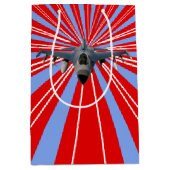 戦闘機 ミディアムペーパーバッグ (正面)