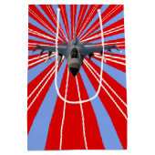 戦闘機 ミディアムペーパーバッグ (裏面)