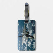 戦闘機 ラゲッジタグ (裏面縦)