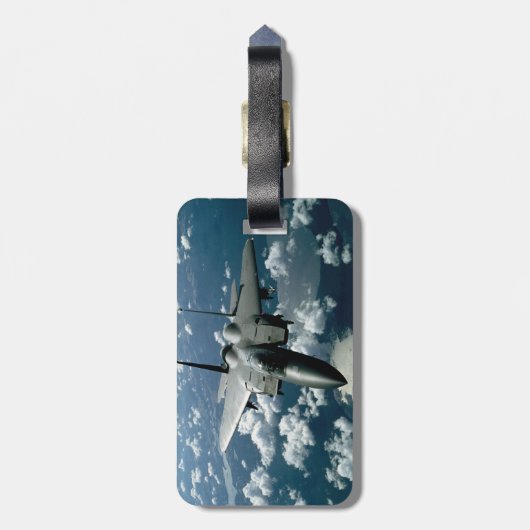 戦闘機 ラゲッジタグ (裏面縦)