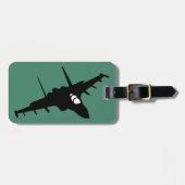 戦闘機 ラゲッジタグ (正面横)