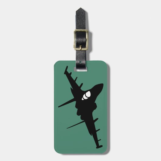 戦闘機 ラゲッジタグ (正面縦)