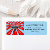 戦闘機 ラベル (インサイチュ)