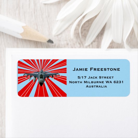 戦闘機 ラベル (インサイチュ)