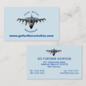 戦闘機 名刺 (正面/裏面)