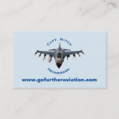 戦闘機 名刺 (正面)