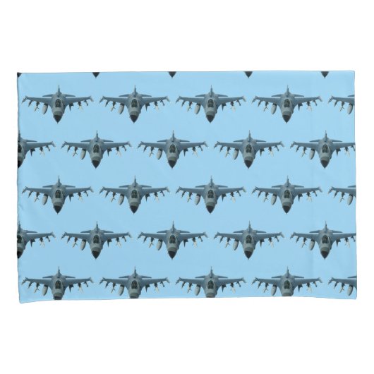 戦闘機 枕カバー (正面右)