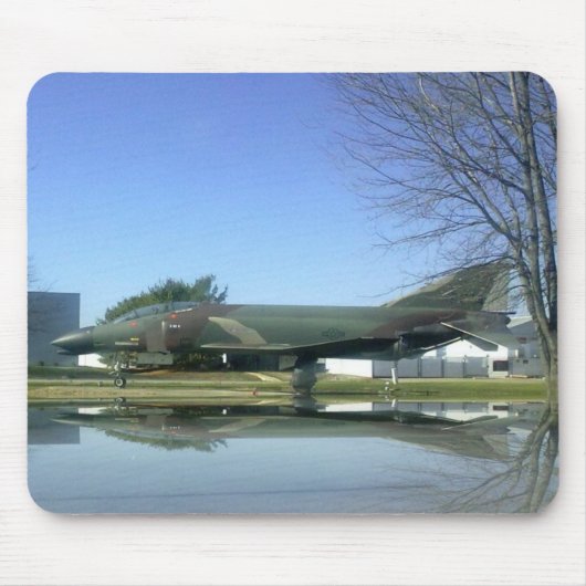 戦闘機(F4幻影)のマウスパッド マウスパッド (正面)