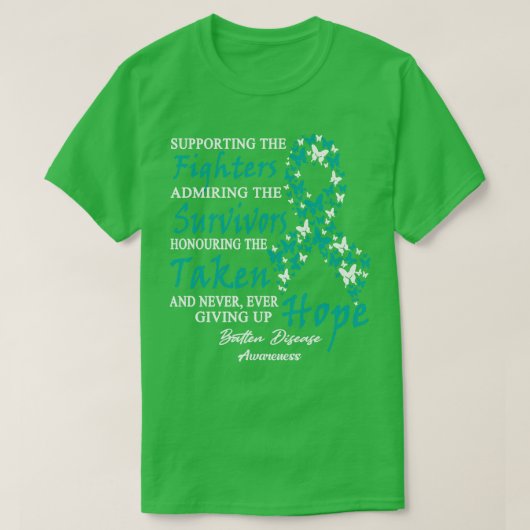 戦闘機Bを支えるバットン病認識度 Tシャツ (デザイン正面)