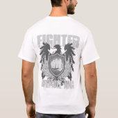戦闘機MMA Tシャツ (裏面)