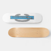 戦闘歩兵バッジCIB陸軍退役軍人 スケートボード (横)