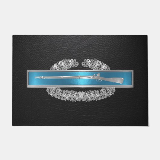 戦闘歩兵バッジCIB ドアマット (正面)