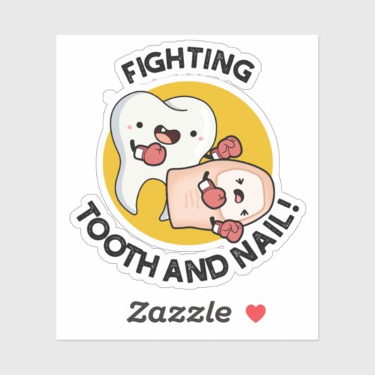 戦闘歯および爪、 ネイルおもしろいボクシングパン シール (シート)