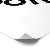 戦闘歯および爪、 ネイルおもしろいボクシングパン ポスター (角)