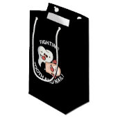 戦闘歯と爪、 ネイルおもしろいボクシングプンスダークBG スモールペーパーバッグ (正面アングル)