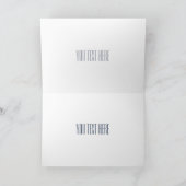 戦闘爆撃機の漫画イラストレーション カード (内部)