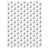 戦闘爆撃機の漫画イラストレーション テーブルクロス (正面)