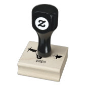 戦闘爆撃機の漫画イラストレーション ラバースタンプ (スタンプ)