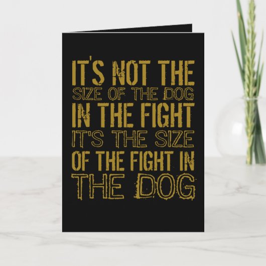 戦闘犬 カード (正面)