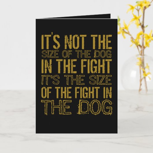 戦闘犬 カード (黄色い花)