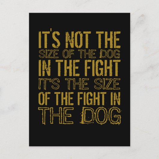 戦闘犬 ポストカード (正面)