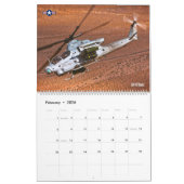 戦闘用バイパー – AH-1Z VIPER攻撃ヘリコプター カレンダー (2月 2026)