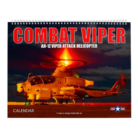 戦闘用バイパー – AH-1Z VIPER攻撃ヘリコプター カレンダー (カバー)