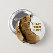 戦闘用ブーツボタン 缶バッジ (正面&裏面)