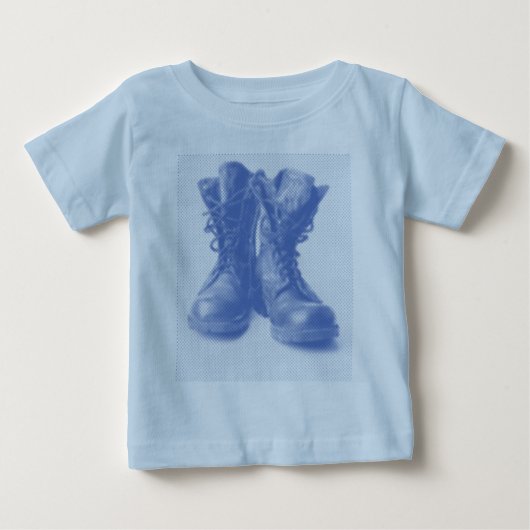 戦闘用ブーツ ベビーTシャツ (正面)