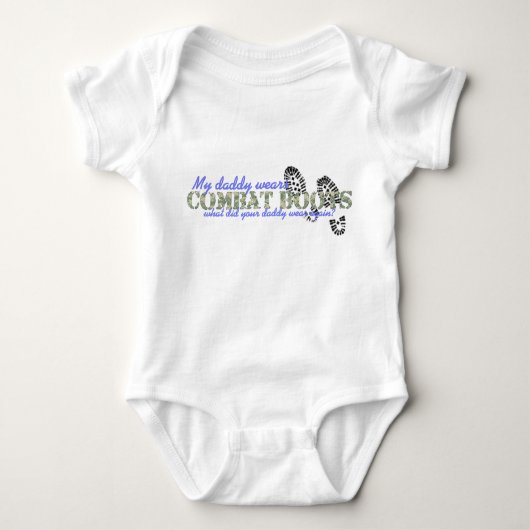 戦闘用ブーツ（少年） ベビーボディスーツ (正面)