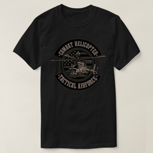 戦闘用ヘリコプター1 Tシャツ (デザイン正面)