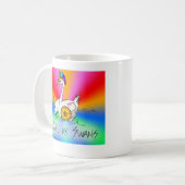 戦闘的な白鳥; 叙事詩のマグ コーヒーマグカップ (正面左)