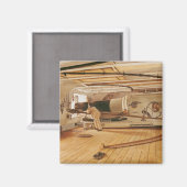 戦闘艦に搭載した27ポンド砲 マグネット (正面/裏面)