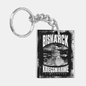 戦闘艦ビスマルク キーホルダー (正面左)