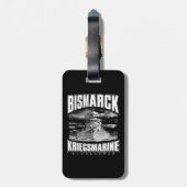 戦闘艦ビスマルク ラゲッジタグ (裏面縦)